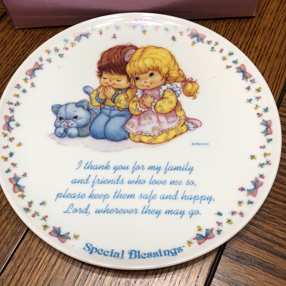 Special blessings plate
